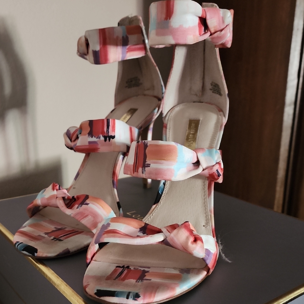 Louise et Cie Colorful Strappy Heels